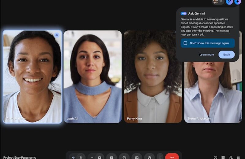 Ask Gemini : Your Personal Assistant In Google Meet